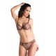 Idene Leopard beige - Soutien-gorge / String