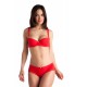 Taline Rouge - Soutien-gorge / Shorty