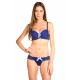 Alima Marine - Ensemble soutien-gorge / string