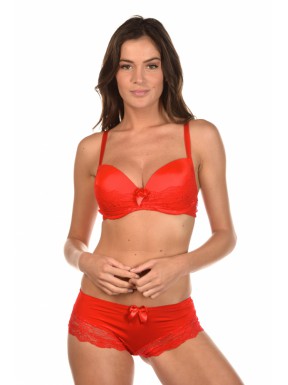 Dya Rouge - Ensemble soutien-gorge / shorty