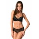 Dina Noir - Ensemble soutien-gorge / tanga