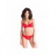 Coherante Rouge - Soutien-gorge / String