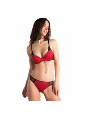 Nyla Bordeaux - Soutien-gorge / String