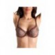 Idene Leopard beige - Soutien-gorge / String