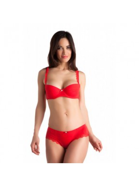 Taline Rouge - Soutien-gorge / Shorty