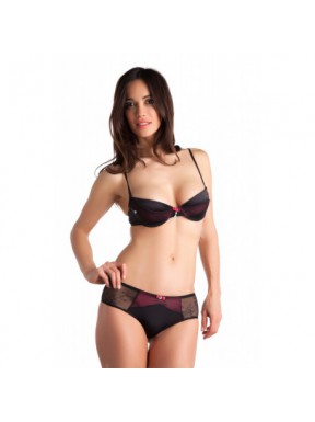 Gaia Noir - Soutien-gorge / Shorty