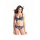 Gracieuse Leopard bleu - Soutien-gorge / Shorty