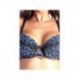 Gracieuse Leopard bleu - Soutien-gorge / Shorty