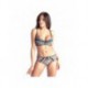 Gracieuse Leopard gris - Soutien-gorge / Shorty