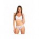 Effarante Blanc - Ensemble soutien-gorge / tanga