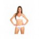 Exaltante Blanc - Ensemble soutien-gorge / tanga