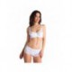 Conquerante Blanc - Ensemble soutien-gorge / tanga