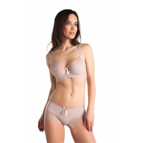 Conquerante Taupe - Ensemble soutien-gorge / tanga