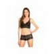 Sayante Noir - Ensemble soutien-gorge / tanga