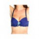 Alima Marine - Ensemble soutien-gorge / string