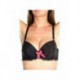 Alima Noir - Ensemble soutien-gorge / string