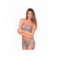 Beggia Gris - Ensemble soutien-gorge / shorty