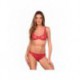 Ola Bordeaux - Ensemble soutien-gorge / string