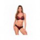 Errante Bordeaux - Ensemble soutien-gorge / string