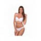 Fondante Blanc - Ensemble soutien-gorge / string