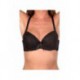 Fondante Noir - Ensemble soutien-gorge / string