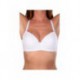 Blousante Blanc - Ensemble soutien-gorge / string