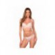 Blousante Taupe - Ensemble soutien-gorge / string