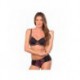 Diamante Rose - Ensemble soutien-gorge / shorty