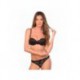 Calmante Noir - Ensemble soutien-gorge / string