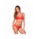 Calmante Rouge - Ensemble soutien-gorge / string