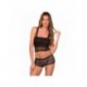 Soual Noir - Ensemble soutien-gorge / shorty