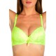 Maud Jaune fluo - Ensemble soutien-gorge / shorty