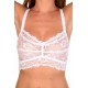 Malone Blanc - Ensemble soutien-gorge / tanga