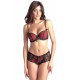 Delicieuse Rouge - Soutien-gorge / String