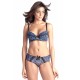 Gracieuse Leopard bleu - Soutien-gorge / Shorty